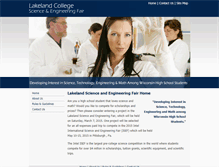 Tablet Screenshot of lcsef.lakeland.edu