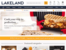Tablet Screenshot of lakeland.co.uk